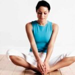 Bound Angle Pose Yoga