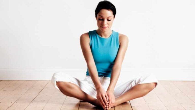 Bound Angle Pose Yoga